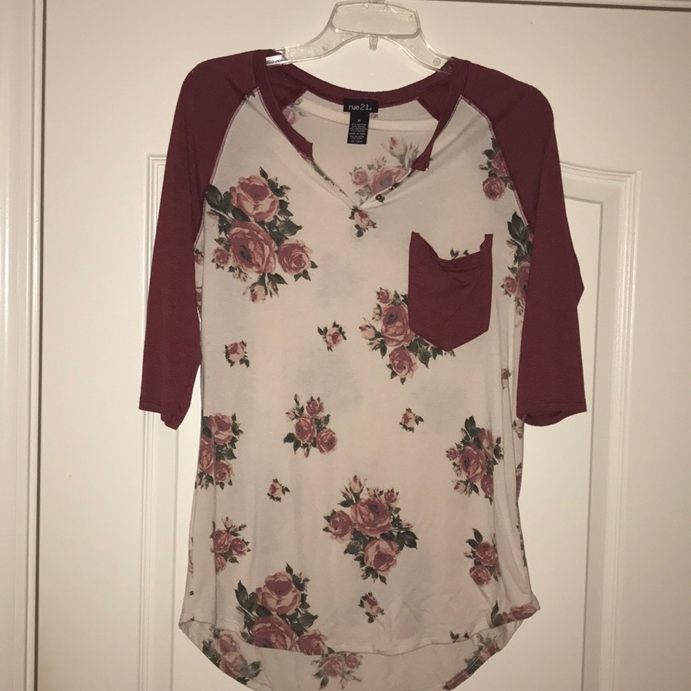 3 for $10 Floral top